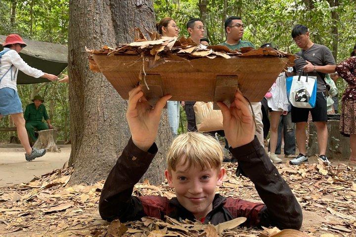Cu Chi Tunnels Halbtagestour von Ho-Chi-Minh-Stadt