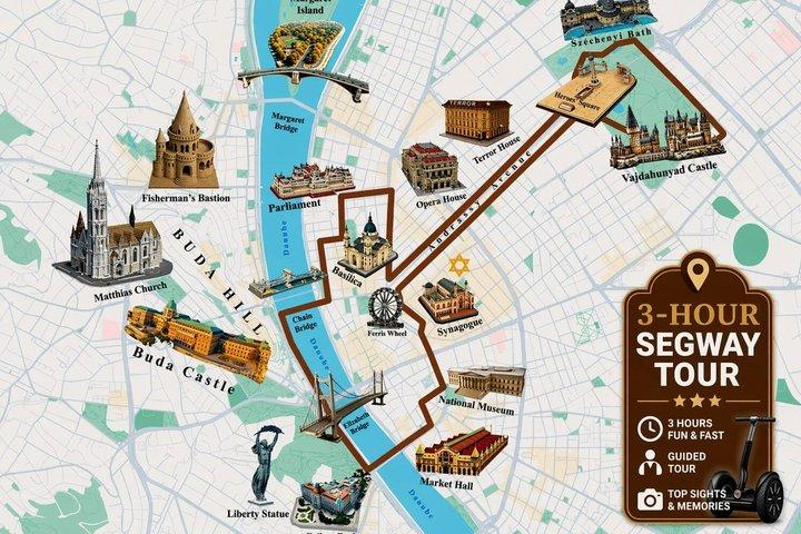 Budapest City Segway / Visites guidées Buda+Pest