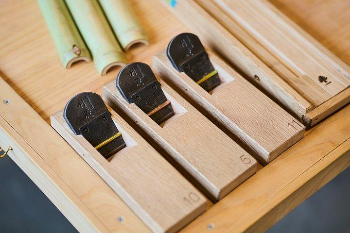 Workshop zur Herstellung von Essstäbchen in Arashiyama, Kyoto