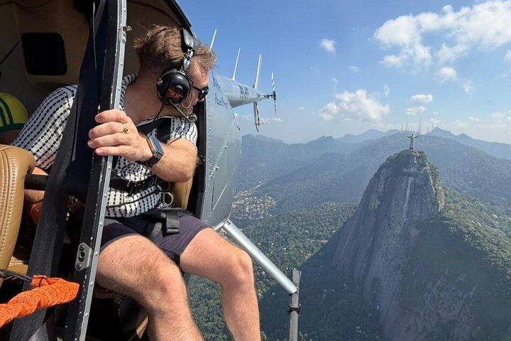 Río de Janeiro : 35 minutos de recorrido en helicóptero sin puertas Cristo