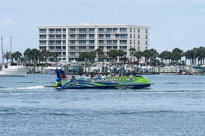 Dolphin & Sunset Cruises in Destin FL aboard the Hydrojet