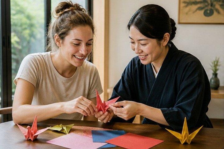 Cours d'origami à Kyoto avec professeur Anglais
