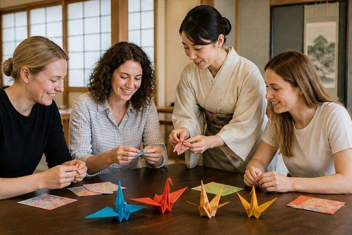 Cours d'origami à Kyoto avec professeur Anglais
