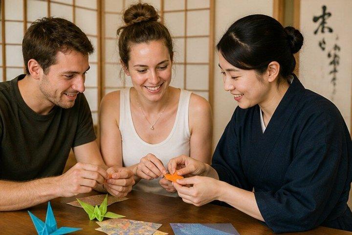 Cours d'origami à Kyoto avec professeur Anglais