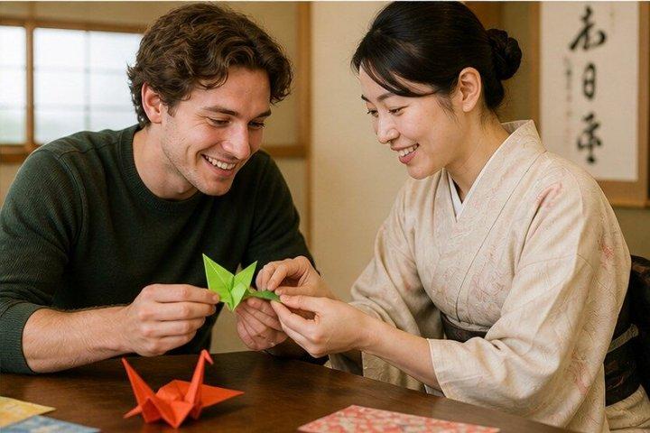 Cours d'origami à Kyoto avec professeur Anglais