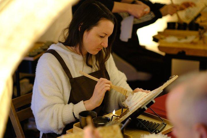 Osaka Washi Lamp Craft Workshop Private or Shared Experience