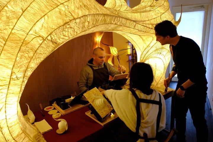 Osaka Washi Lamp Craft Workshop Expérience privée ou partagée