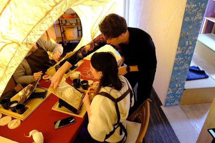 Osaka Washi Lamp Craft Workshop Private or Shared Experience