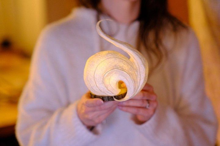 Osaka Washi Lamp Craft Workshop Private or Shared Experience