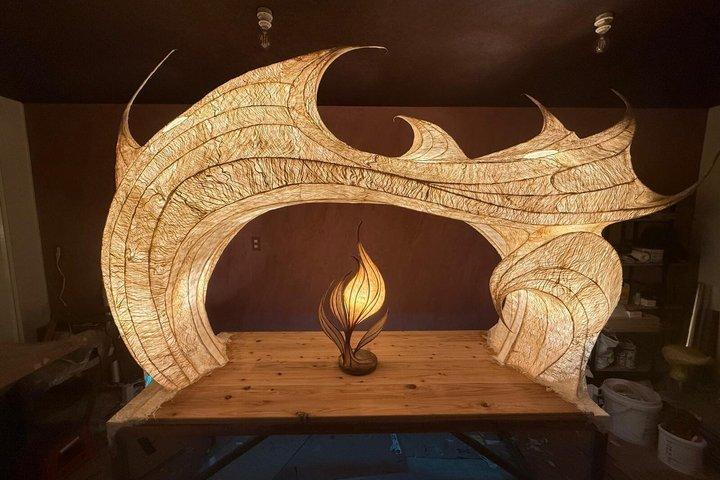 Osaka Washi Lamp Craft Workshop Private or Shared Experience