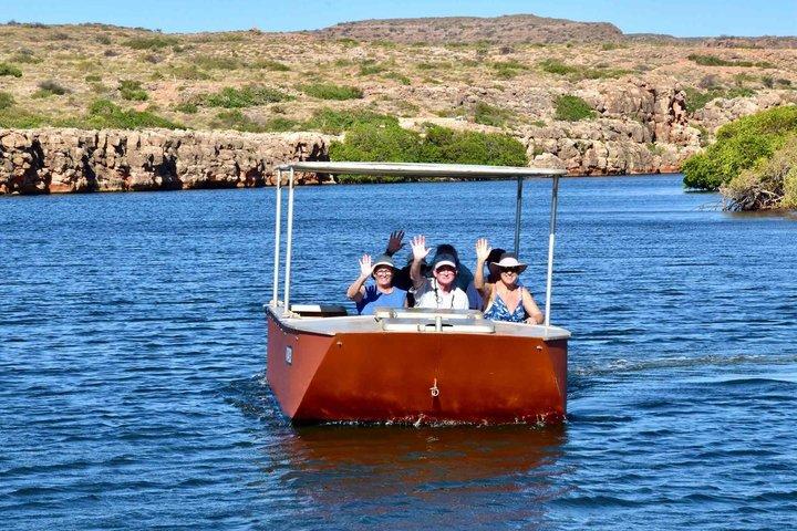 Ningaloo in een dag Safari Snorkelen en Yardie Creek Cruise