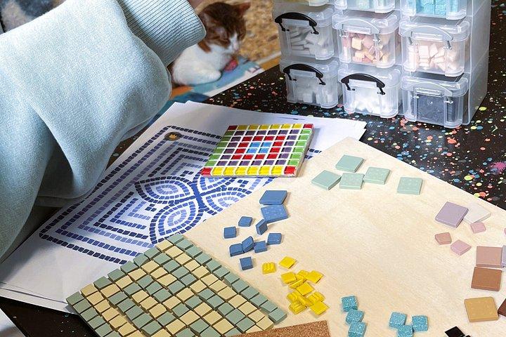 アテネモザイクアートワークショップ in ガジ : 自分だけのアート作品を作る