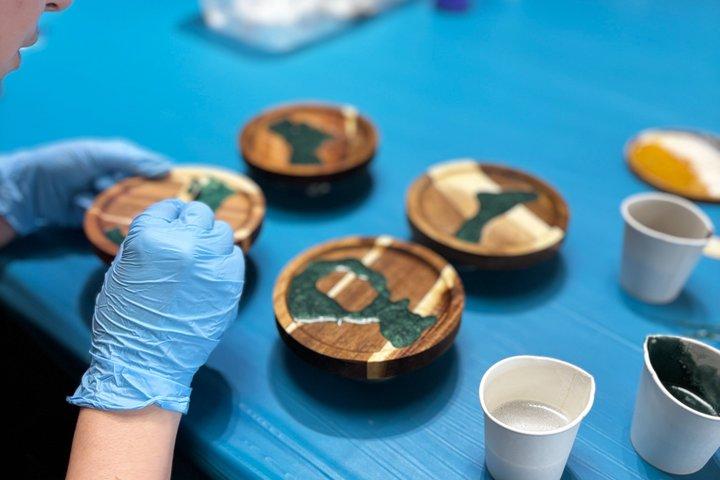 Siesta Key Resin Coaster Workshop
