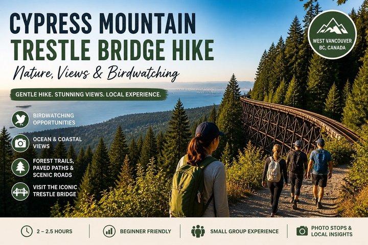 Excursión guiada de un día al puente Cypress Trestle en West Vancouver