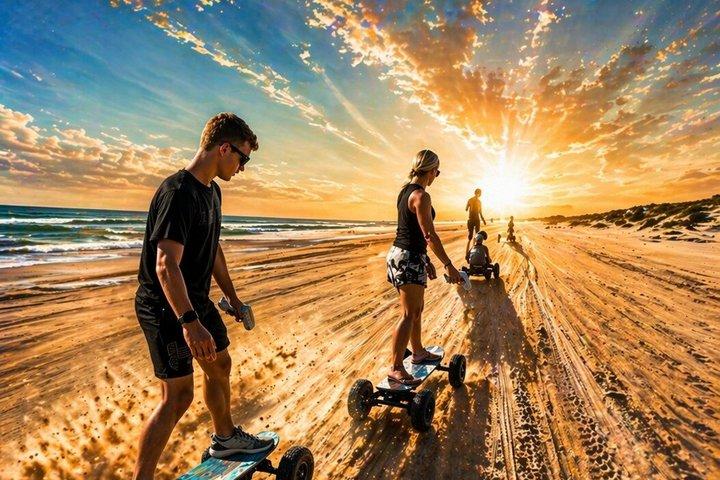Surf sur sable et promenade guidée sur la plage de St. Augustine Beach