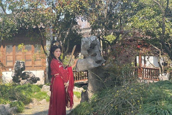 ハンドランクボートと霊隠寺で杭州プライベートツアー