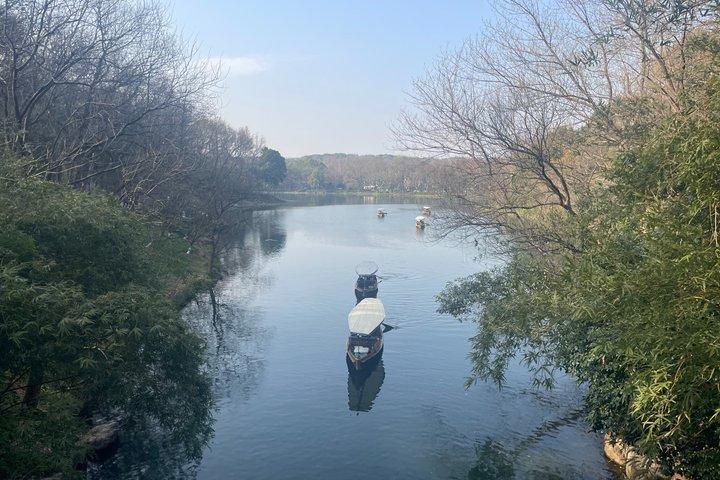 ハンドランクボートと霊隠寺で杭州プライベートツアー