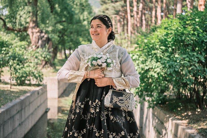 ソウル景福宮で映画韓服撮影