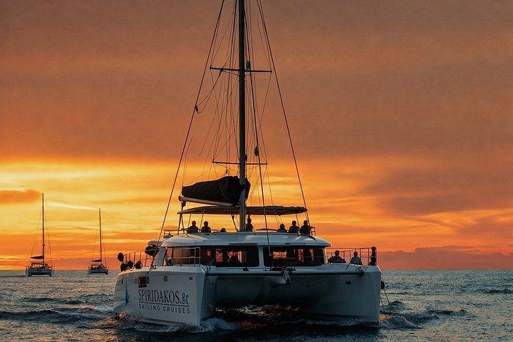 Katamarankryssning med grillplats, öppen bar, transfer