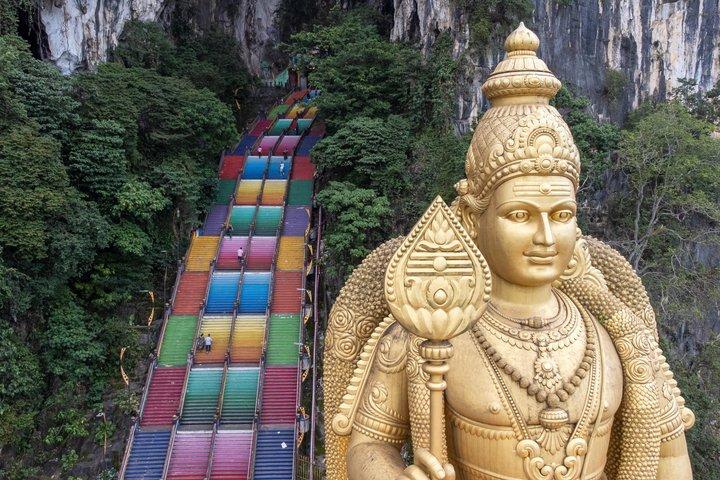 Tour privato di Kuala Lumpur Batu Caves, Hot Springs e Cascate