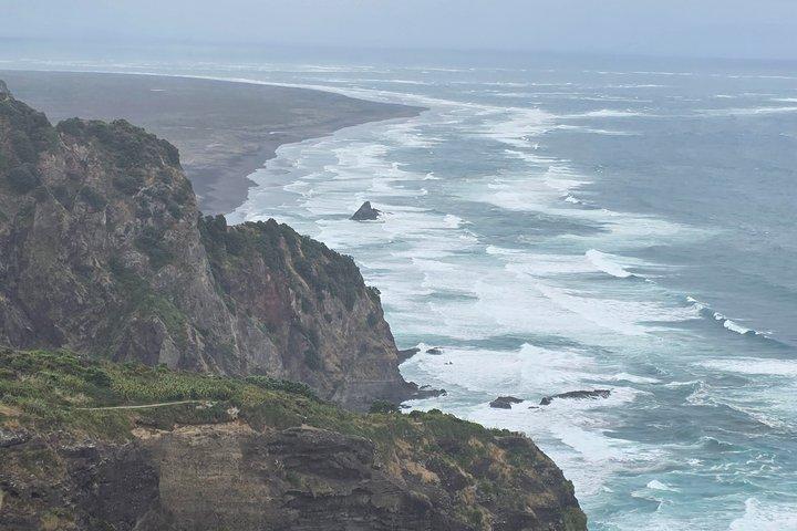エデン山とプライベートオークランドツアー,カレカレ滝,ピハビーチ