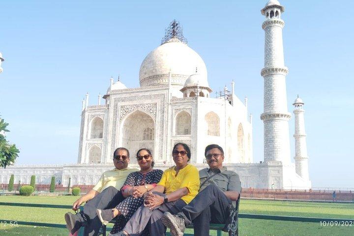 4 - Dag Private Golden Triangle Tour med Taj Mahal & Express tog