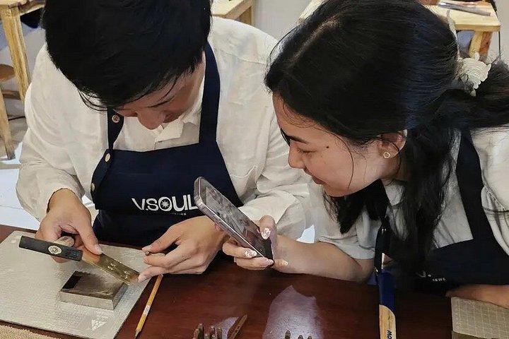 5gシルバーでダナンシルバージュエリー作り体験