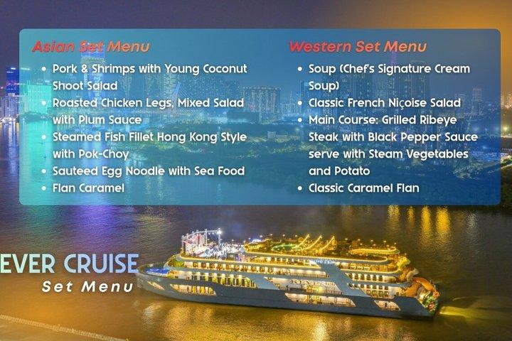 Rever Saigon Luxury Dinner Cruise com Hotel Pickup & Jantar