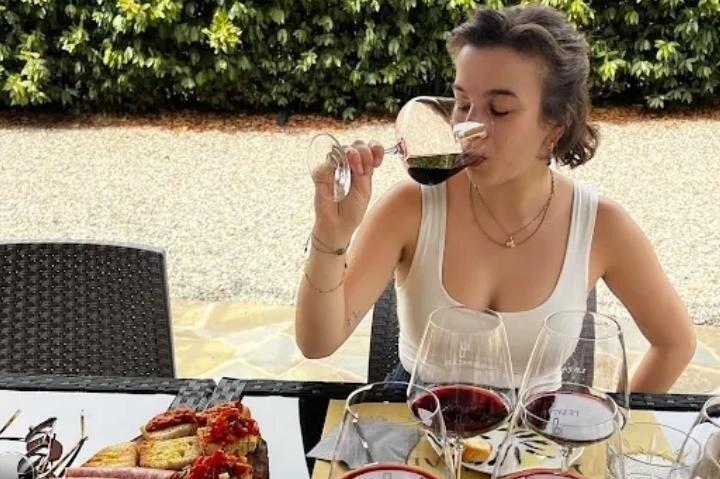 農場でワイン、オリーブオイル、地元産品の試飲会