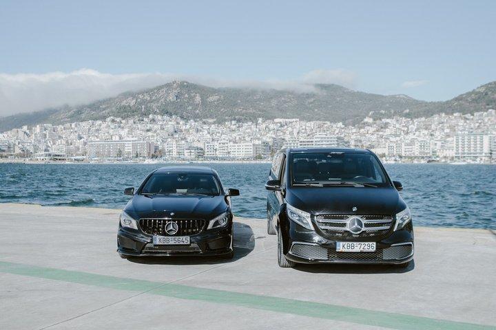 プライベートミコノス送迎空港港とホテルピックアップ