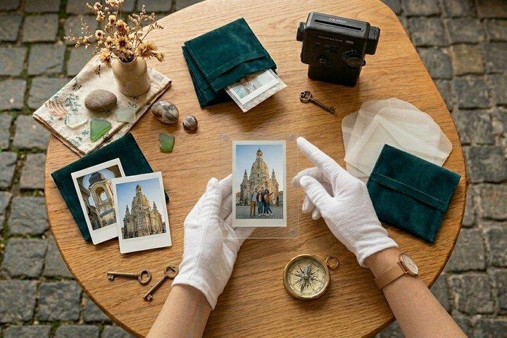 Dresda : Fotografia istantanea con magneti da viaggio con QR Code