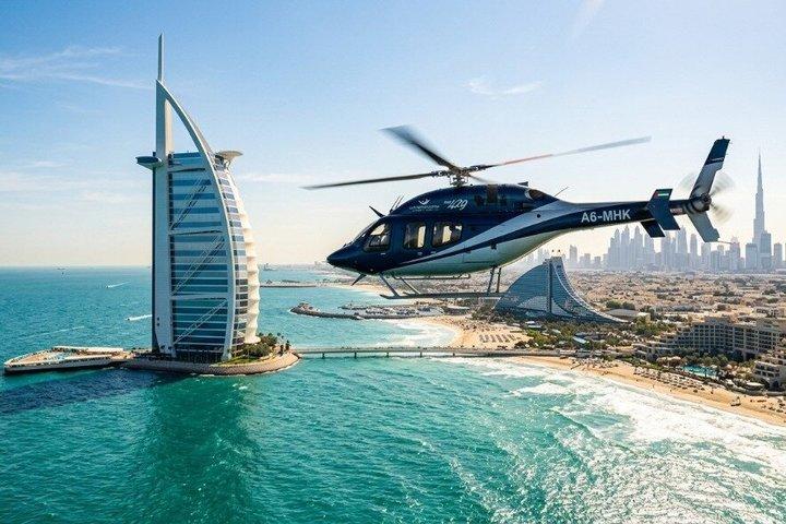 Tour en helicóptero por Dubái con Burj Khalifa y Skyline