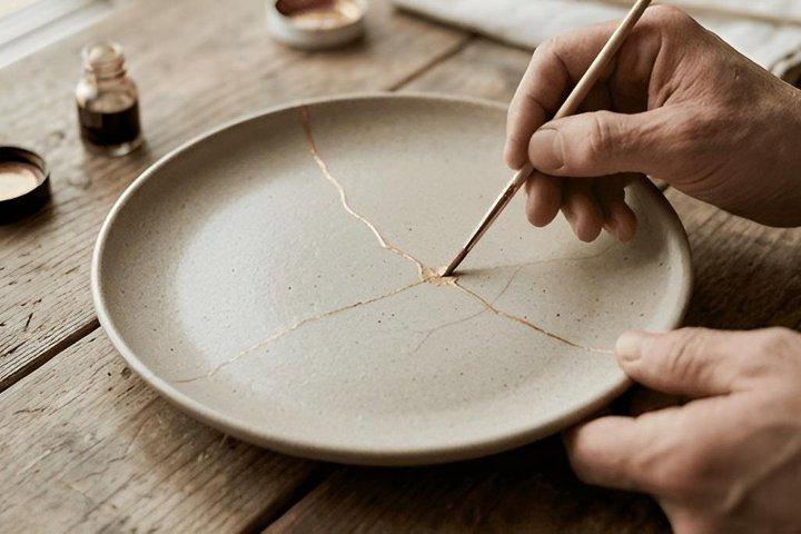 Kyoto Kintsugi Gold Repair Pottery Class