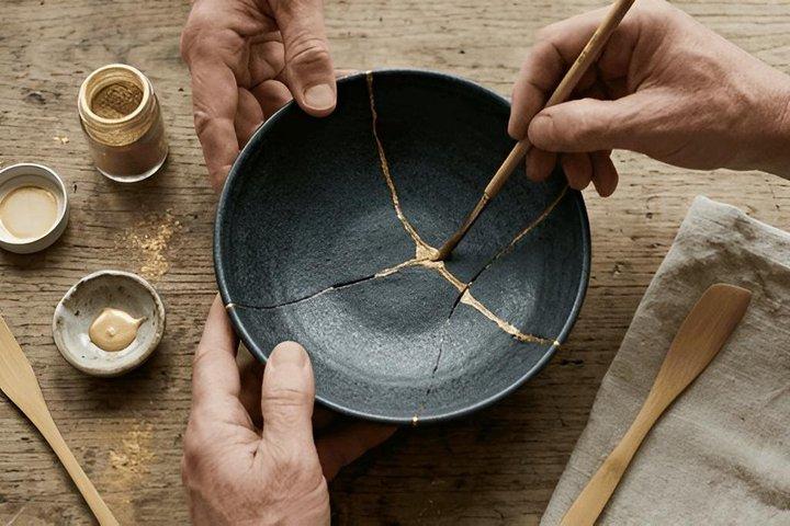 Kyoto Kintsugi Gold Repair Pottery Class