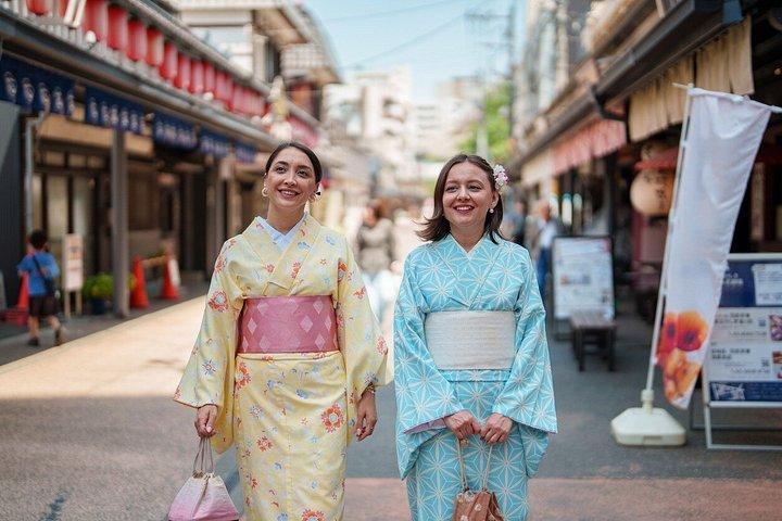 浅草東京、寺院と川沿いの公園で撮影