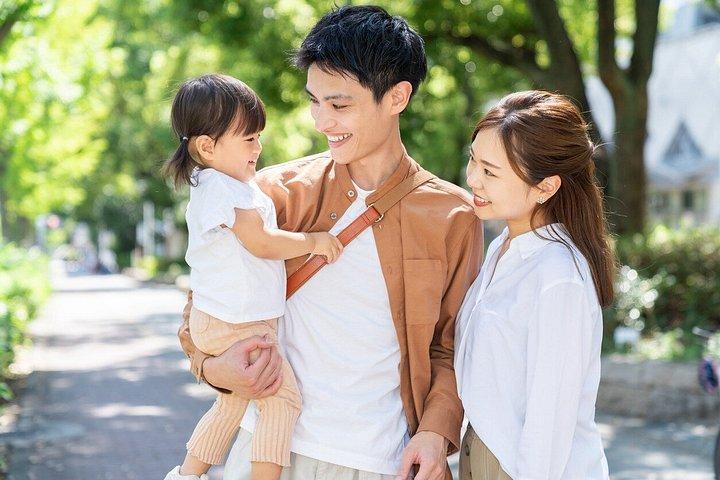浅草東京、寺院と川沿いの公園で撮影