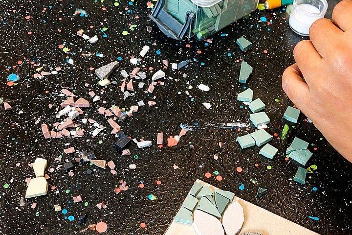 アテネモザイクアートワークショップ in ガジ : 自分だけのアート作品を作る
