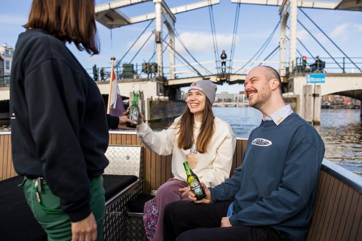 Amsterdam Heineken Cruise with Drinks & Heineken Experience
