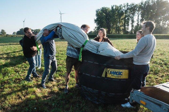 Montgolfière au-dessus de Gand
