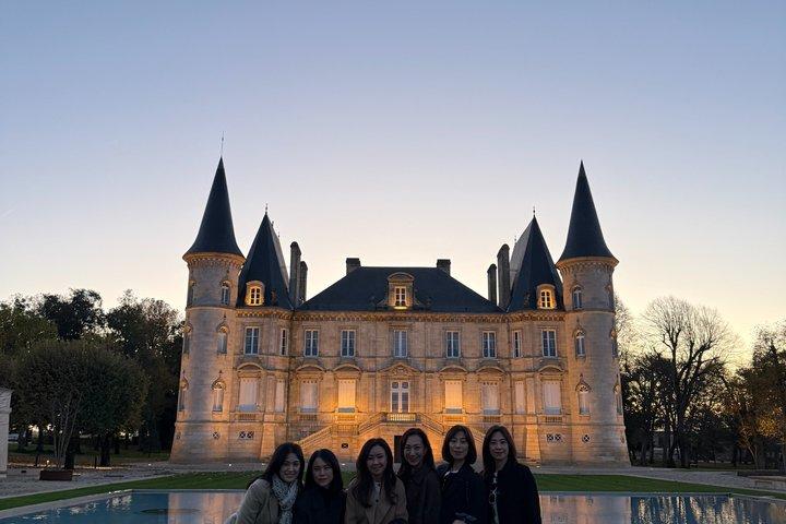 Tour privado y visitas en la ruta del castillo de Medoc (minivan de lujo)
