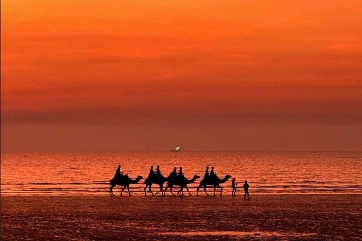 Darwin Sunset Camel Ride em Mindil Beach