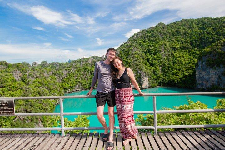 Angthong Catamaran Tour de Koh Samui com almoço e transferências