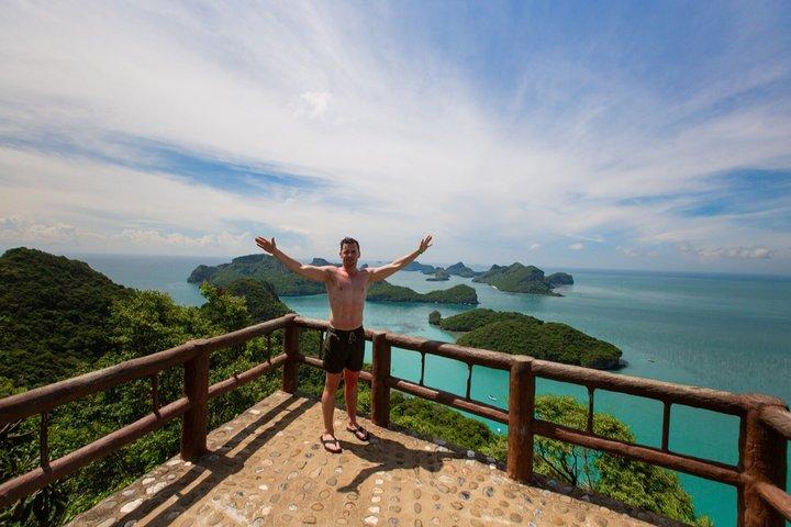 Angthong Catamaran Tour de Koh Samui com almoço e transferências