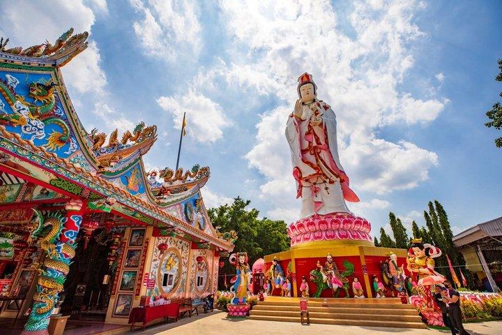 Chachoengsao Biggest Ganesh, Pink Ganesha,Wat Paknam&Khunchan
