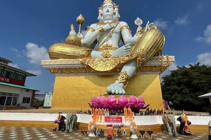 Chachoengsao Biggest Ganesh, Pink Ganesha,Wat Paknam&Khunchan