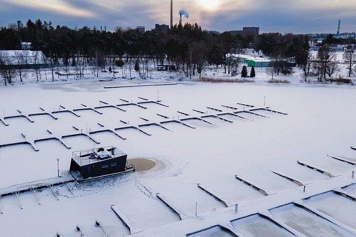 Helsinki Moderne finnische Schwimmsauna am Meer Erfahrung & Fortgeschrittener