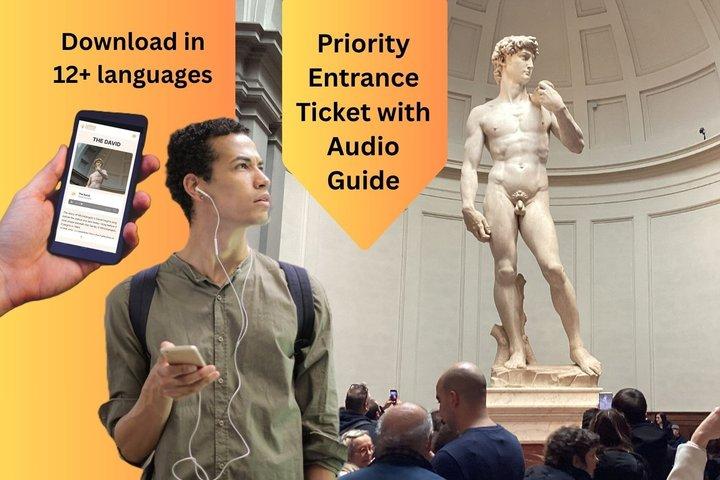 Skip the line : Accademia Gallery Priority Ticket met Audio Gids