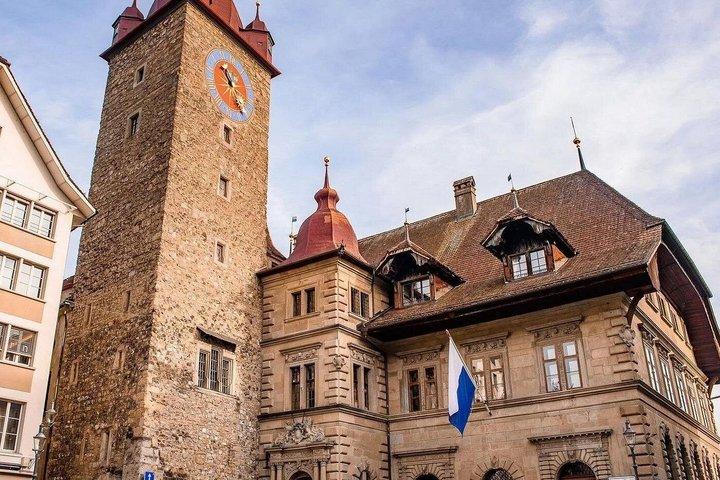 Vanuit Zürich : dagtrip naar Luzern met cruise over het meer & treinreizen