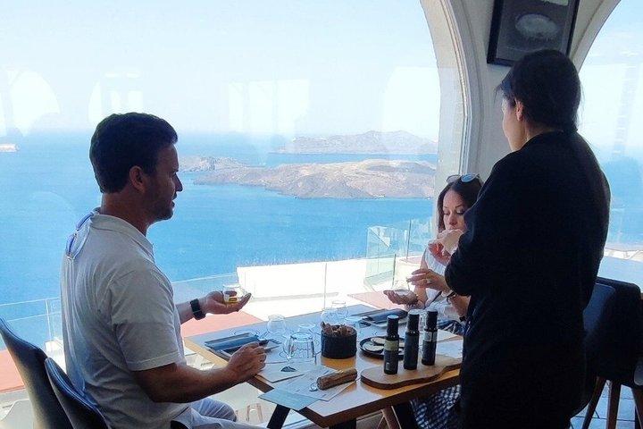 Degustação de azeite de Santorini e experiência Farm to Table