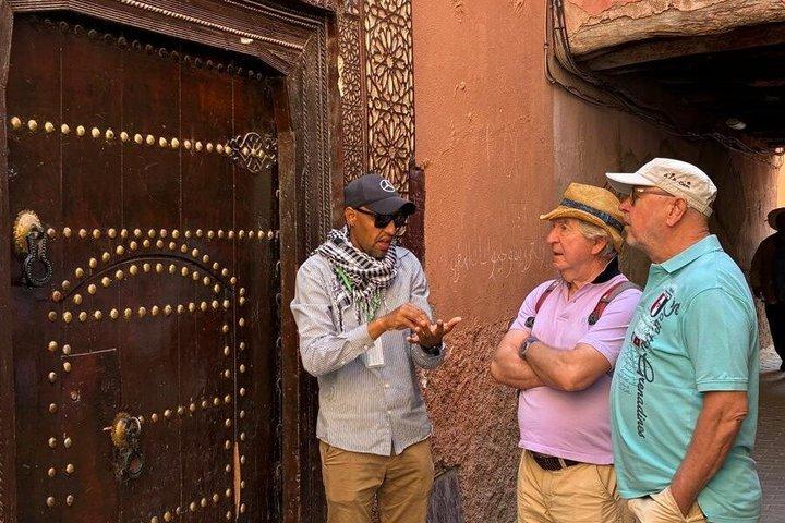 culture tour of Marrakech Jewish quarter Bahia palace, and Kasbah